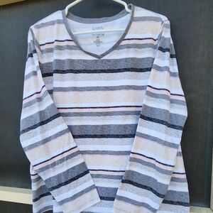 Croft and Barrow Striped Longsleeve Super Soft Top